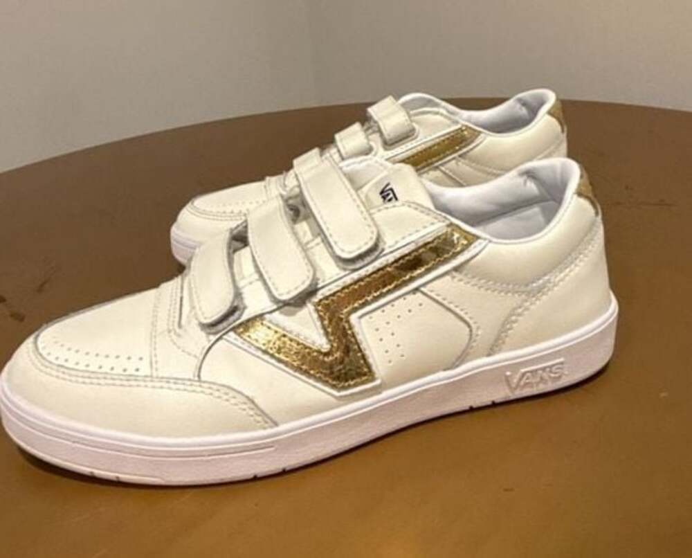 Vans Lowland ComfyCush V Metallic Marshmallow/Gold Sneakers
